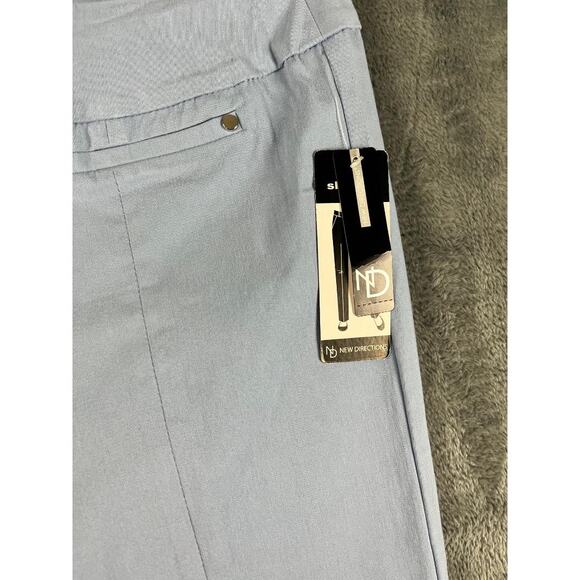 New Directions Women’s Size 12 Light Blue Pull‑On Stretch Pants NWT - Picture 8 of 11